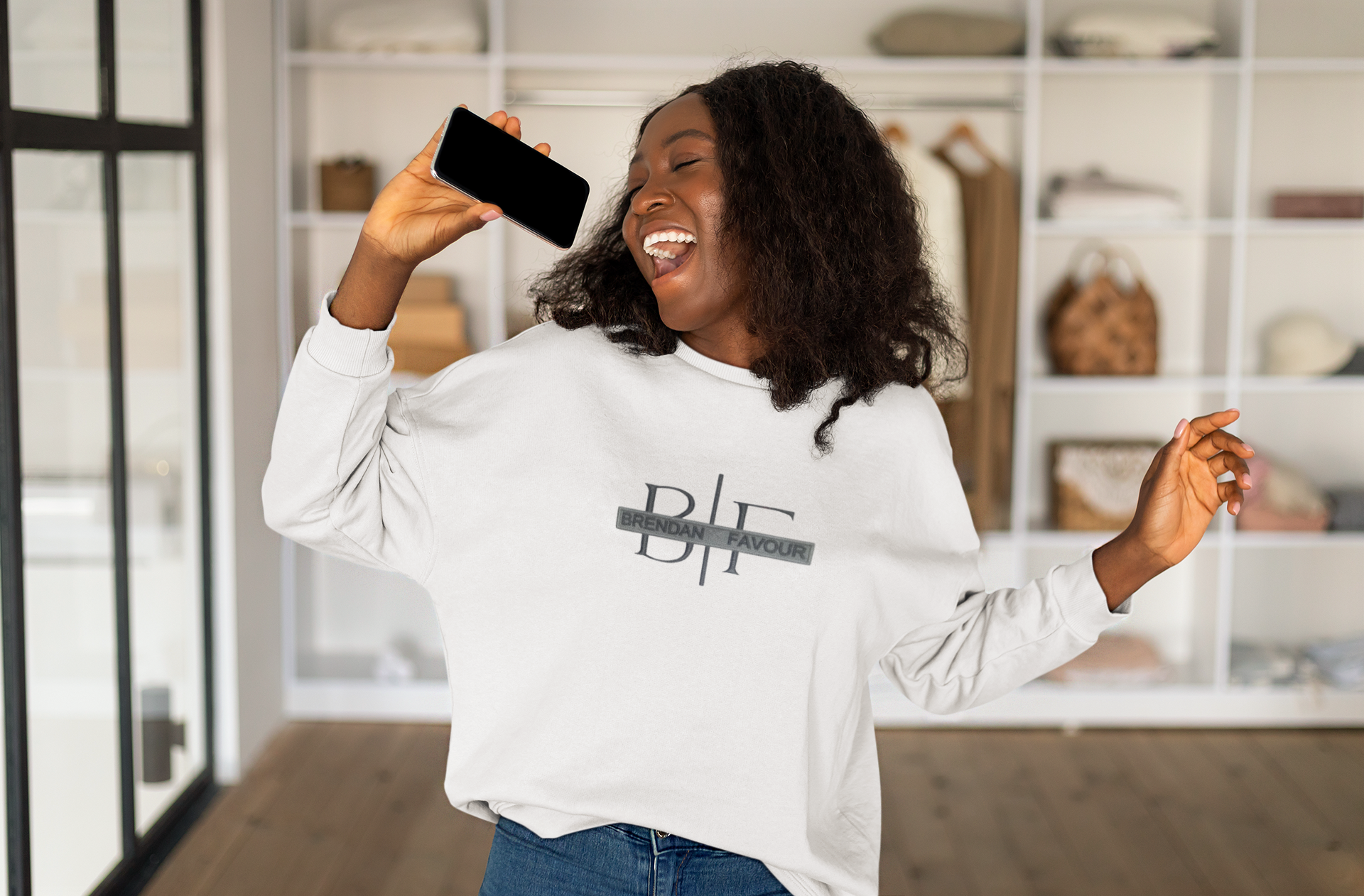 Premium White Sweater